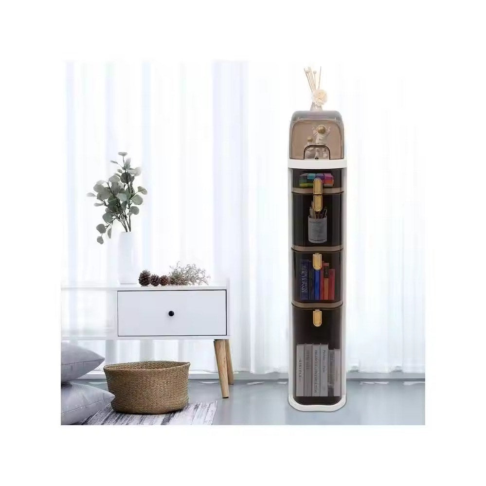 Multilayer Luxury Storage Rack Sandwich cabinet with Crevice Drawers for Bathroom Bedroom Makeup Living Room Organizer