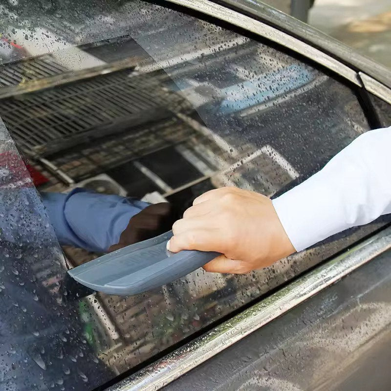 Portable Gentle Silicone Wipe Blade : Noise-Free and Scratch - Resistant Car Wash Scraper