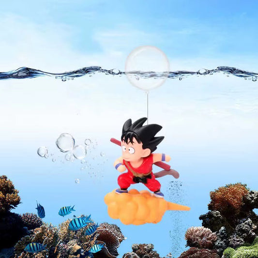 Creative Floating Resin Diver Luminous Fish Tank Landscape Cool Fish Tank Aquarium Toys Decorations Cute Aquarium Ornament/Toys