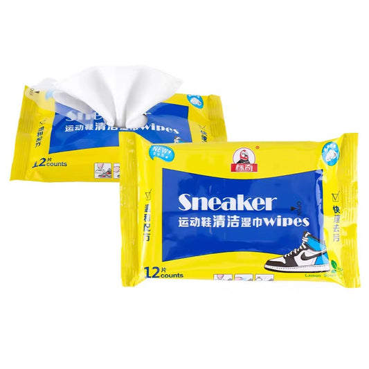 Disposable Portable Shoe Cleaning Wipes – Gentle, Damage-Free Stain Remover for Sneakers, Boots, Heels & More