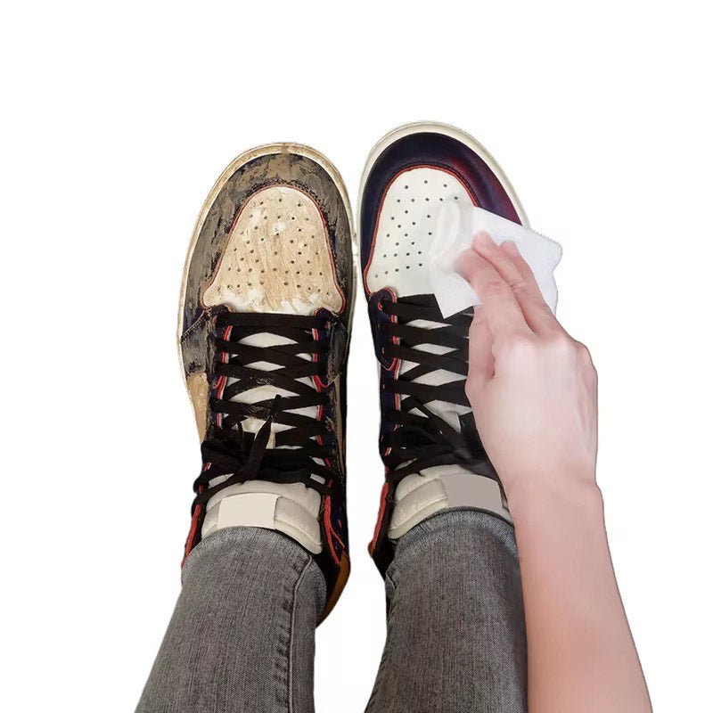 Disposable Portable Shoe Cleaning Wipes – Gentle, Damage-Free Stain Remover for Sneakers, Boots, Heels & More