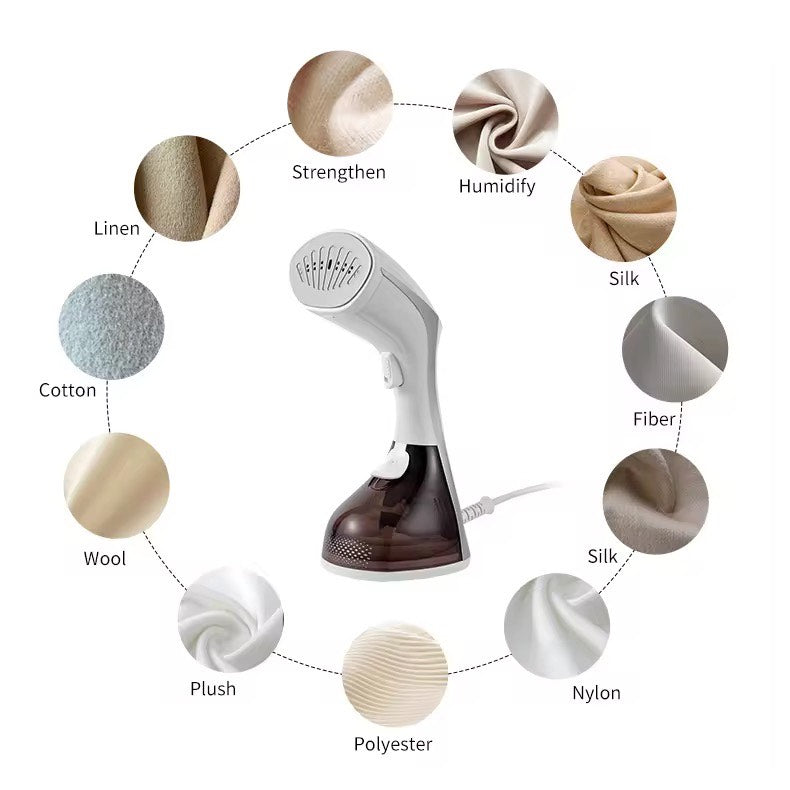 PowerSteam™ 260ML Handheld Garment Steamer – Fast-Heat, Wrinkle-Free Fabric Care for Home & Travel