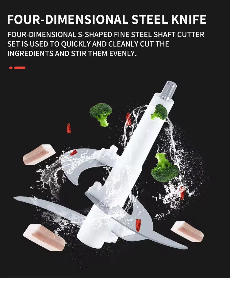 Multifunctional Double Speed 3L Meat Grinder 304 Stainless Steel meat Vegetables Electric Meat Grinder Chopper