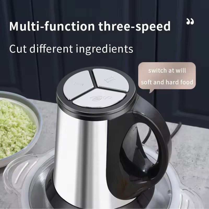 Multifunctional Double Speed 3L Meat Grinder 304 Stainless Steel meat Vegetables Electric Meat Grinder Chopper