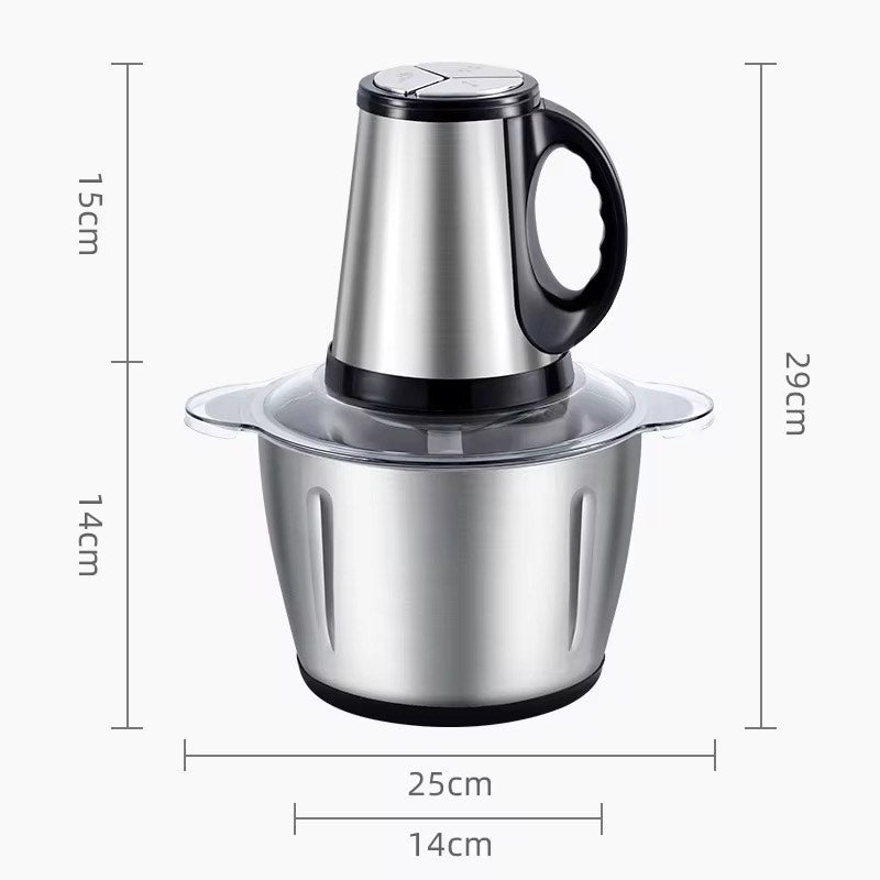 Multifunctional Double Speed 3L Meat Grinder 304 Stainless Steel meat Vegetables Electric Meat Grinder Chopper
