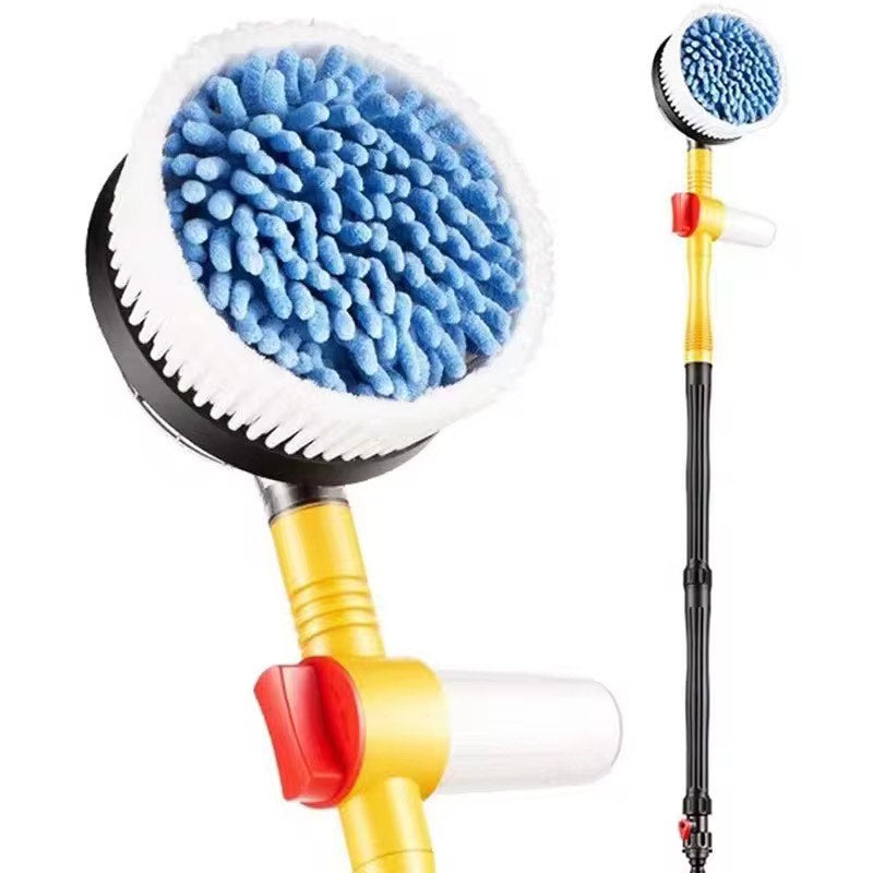 AutoWhirl 360™ – The Fully Automatic, Non-Damaging Car Washing Mop with Soft Bristles, Long Handle, 360° Rotating Head & Built-In Soap Dispenser for Effortless, Scratch-Free Vehicle Cleaning