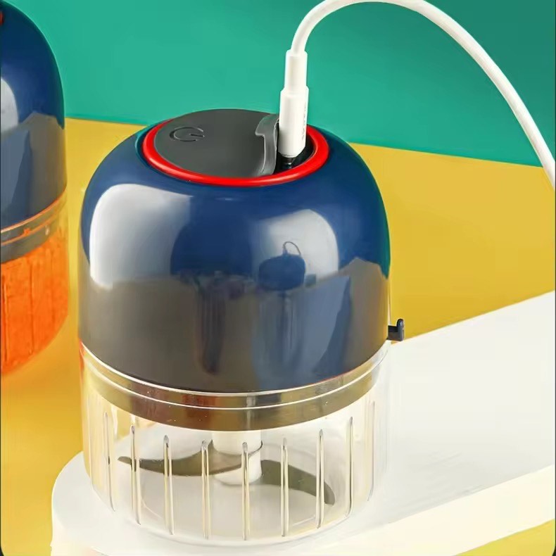 300ml USB Mini Electric Meat & Food Chopper – Multifunctional Stainless Steel & Plastic Grinder for Home Cooking