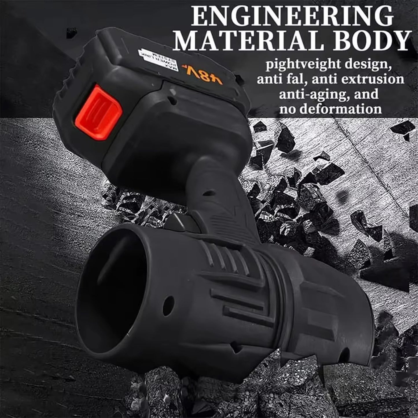 High-Power Mini Cordless Electric Rechargeable 48V Lithium Battery Industrial Blower Ducted Turbine For Violent Car Wash water and Dust Blowing Leaf Blower