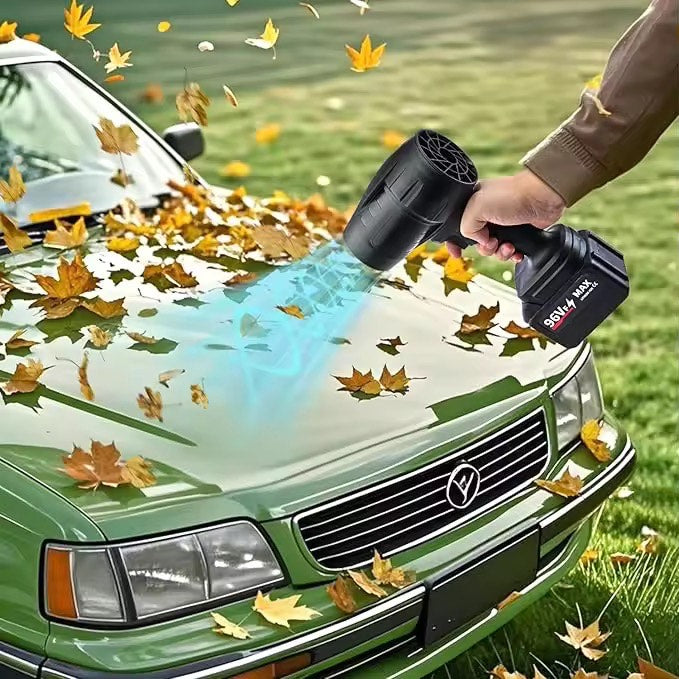 High-Power Mini Cordless Electric Rechargeable 48V Lithium Battery Industrial Blower Ducted Turbine For Violent Car Wash water and Dust Blowing Leaf Blower