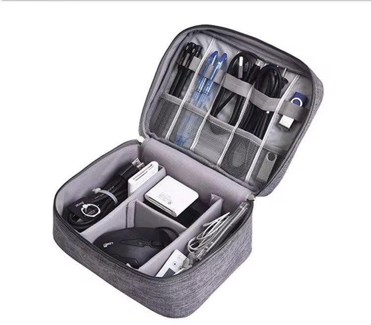 Portable Waterproof Multi-Layer Travel Digitable Gadget ,Electronic Cables ,Digital Gear ,Camera, Makeup Products ,Vital Medical Instruments and Medicines Storage Bag for Outdoor and Travel Organizer Bag