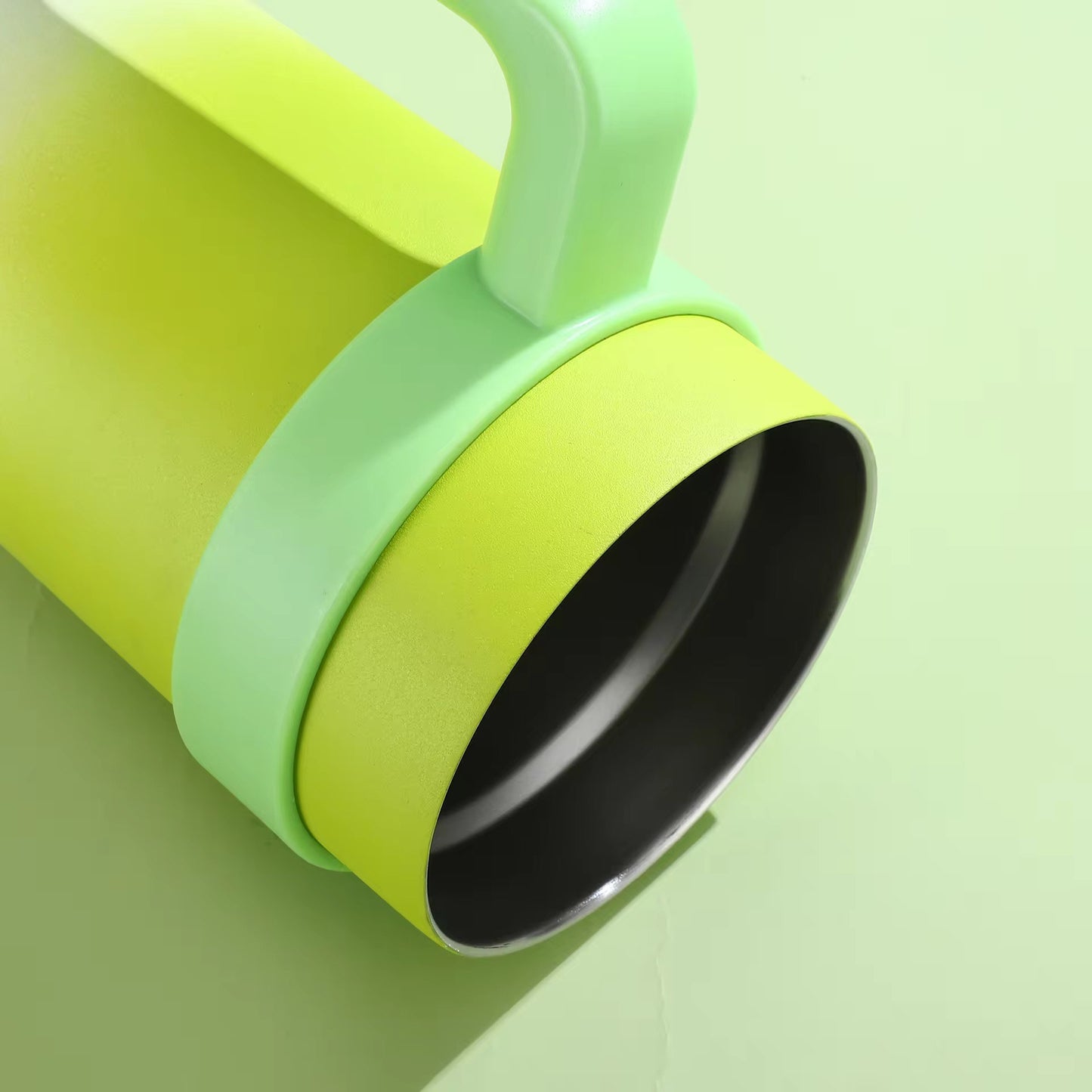 Modern 40oz Large Capacity Stainless Steel Tumbler Multicolor Water Cup Handle Portable Vaccum Insulated Thermos Big mac