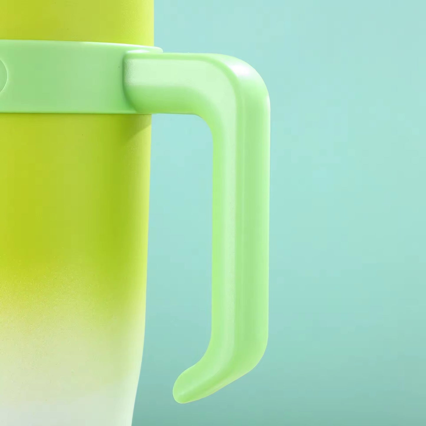 Modern 40oz Large Capacity Stainless Steel Tumbler Multicolor Water Cup Handle Portable Vaccum Insulated Thermos Big mac