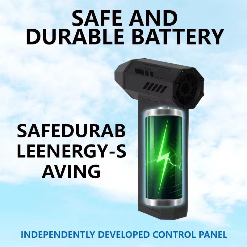 💨 140,000 RPM High-Speed Cordless Electric Turbo Jet Fan & Vacuum Cleaner — Multifunctional Mini Air Blower for PC, Car Detailing, BBQ Firestarting & Handheld Drying with Adjustable Wind Speeds