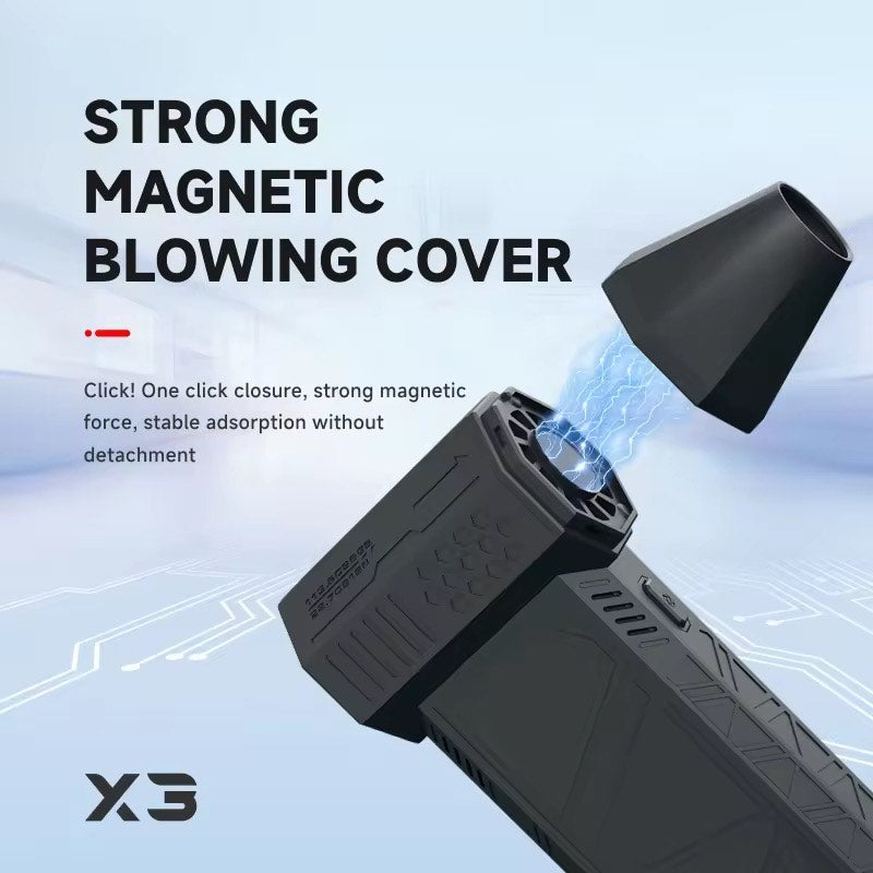 💨 140,000 RPM High-Speed Cordless Electric Turbo Jet Fan & Vacuum Cleaner — Multifunctional Mini Air Blower for PC, Car Detailing, BBQ Firestarting & Handheld Drying with Adjustable Wind Speeds