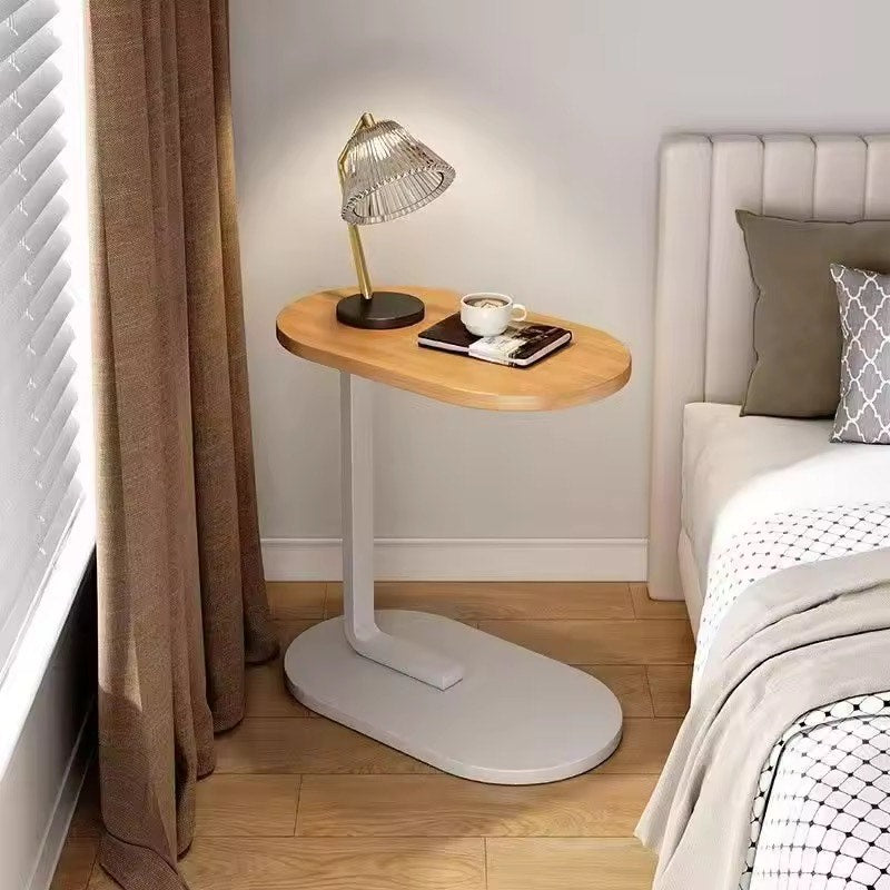 Modern Luxury Side Table For Living Room Bedside Office Removable Coffee Table Simple Light Stone Household Bedside Table