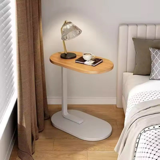 Modern Luxury Side Table For Living Room Bedside Office Removable Coffee Table Simple Light Stone Household Bedside Table