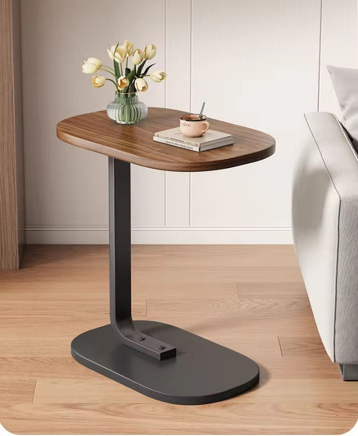 Modern Luxury Side Table For Living Room Bedside Office Removable Coffee Table Simple Light Stone Household Bedside Table