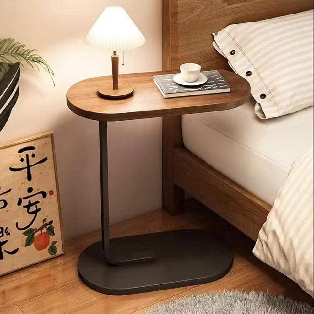 Modern Luxury Side Table For Living Room Bedside Office Removable Coffee Table Simple Light Stone Household Bedside Table